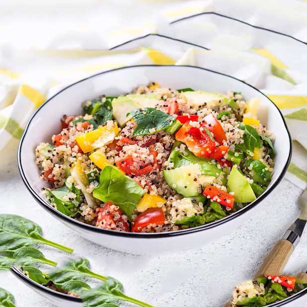 Ensalada de Quinoa con Vegetales